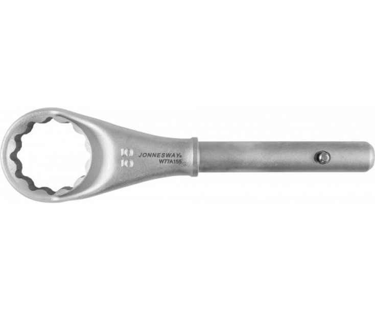 Ключ накидной усиленный 55 мм d24.5/300 мм Jonnesway W77A155
