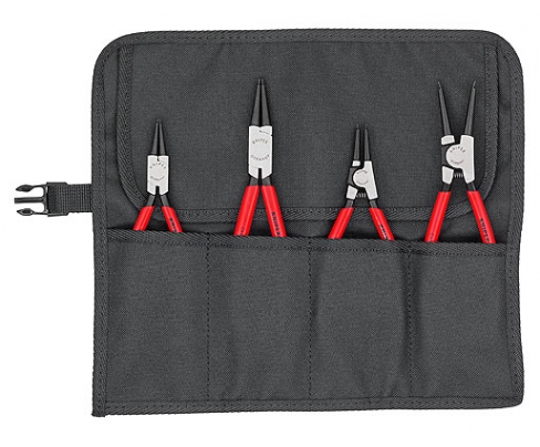 Набор щипцов для стопорных колец, 4 предмета Knipex KN-001956V01