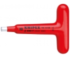 Отвертка VDE для винтов с профилем "внутренний шестигранник" с Т-образной ручкой Knipex KN-981408