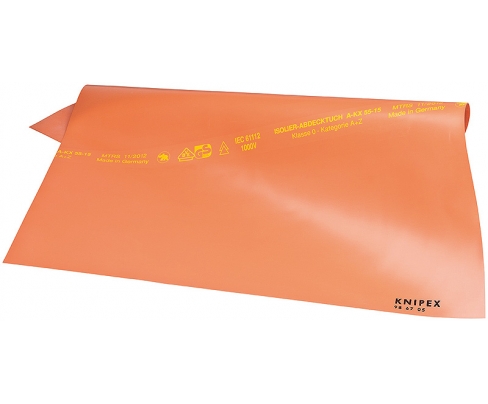 Коврик изолирующий из резины (500 x 500 х 1 мм) Knipex KN-986705