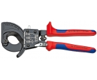 Ножницы для резки кабелей (по принципу трещотки) Knipex KN-9531250