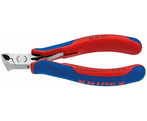 Кусачки угловые для электроники Knipex KN-6212120