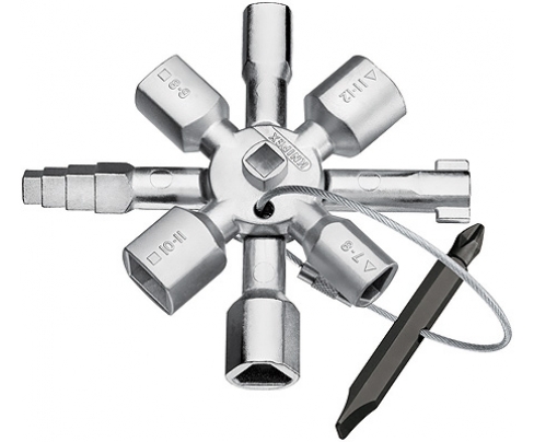 KNIPEX TwinKey для распространенных шкафов и систем запирания KN-001101