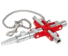 Универсальный ключ для строительства для шкафов и систем запирания Knipex KN-001106V01