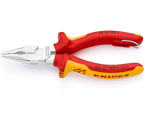 Пассатижи удлиненные VDE Knipex KN-0826145T со страховочным креплением