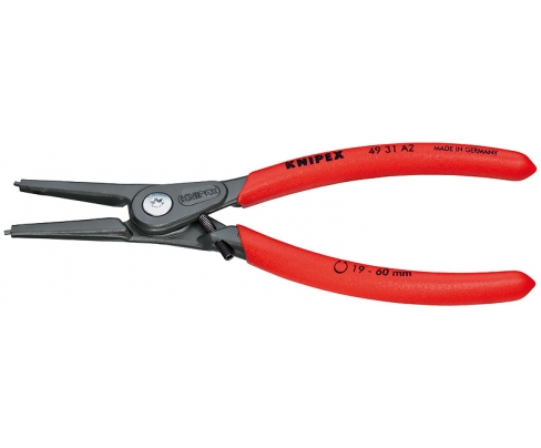 Прецизионные щипцы для внешних стопорных колец на валах Knipex KN-4931A2