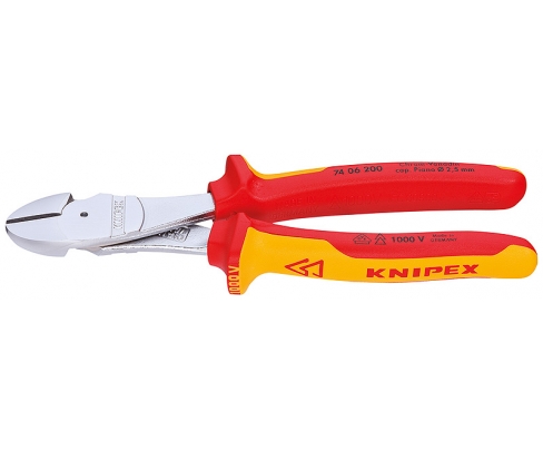 Кусачки боковые особой мощности VDE Knipex KN-7406200