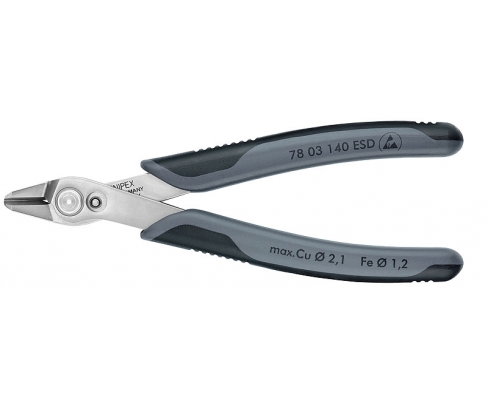 Кусачки прецизионные Electronic Super Knips ESD XL Knipex KN-7803140ESDSB