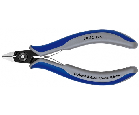 Прецизионные кусачки боковые для электроники антистатические ESD Knipex KN-7932125ESD