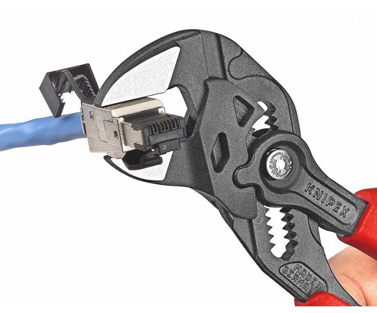 Клещи переставные-гаечный ключ фосфатированные, 180 мм Knipex KN-8602180