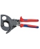 Ножницы для резки кабелей (по принципу трещотки) Knipex KN-9531280