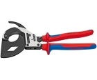 Ножницы для резки кабелей по принципу трещотки, 3 «передачи» Knipex KN-9532320
