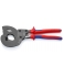 Ножницы по принципу трещотки для резки кабелей ACSR Knipex KN-9532340SR