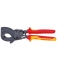 Ножницы для резки кабелей по принципу трещотки VDE Knipex KN-9536250