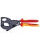 Ножницы для резки кабелей по принципу трещотки VDE Knipex KN-9536280