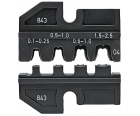 Плашка опрессовочная для неизолированных штекеров 2,8 + 4,8 мм Knipex KN-974904