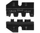 Плашка опрессовочная для штекеров флажковых и штекеров неизолированных 4,8 + 6,3 мм Knipex KN-974915