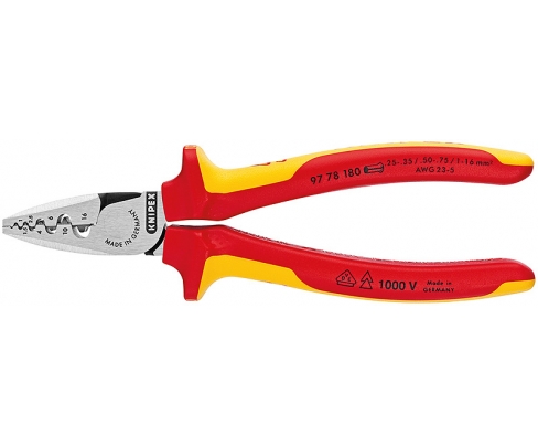 Инструмент для обжима контактных гильз VDE Knipex KN-9778180