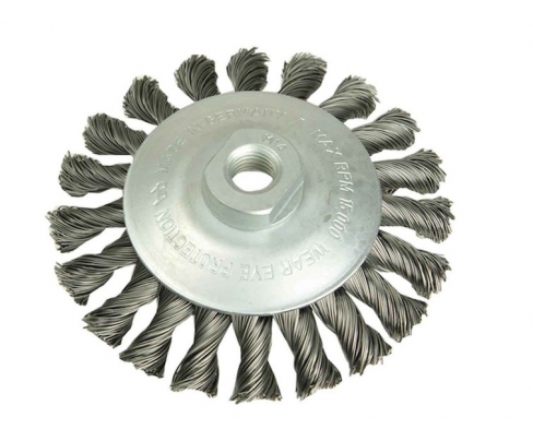 Щетка коническая жгутовая Ø115 мм Lessmann 472 257
