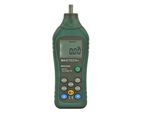 Тахометр цифровой контактный Mastech MS6208A