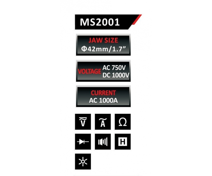 Клещи токоизмерительные Mastech MS2101