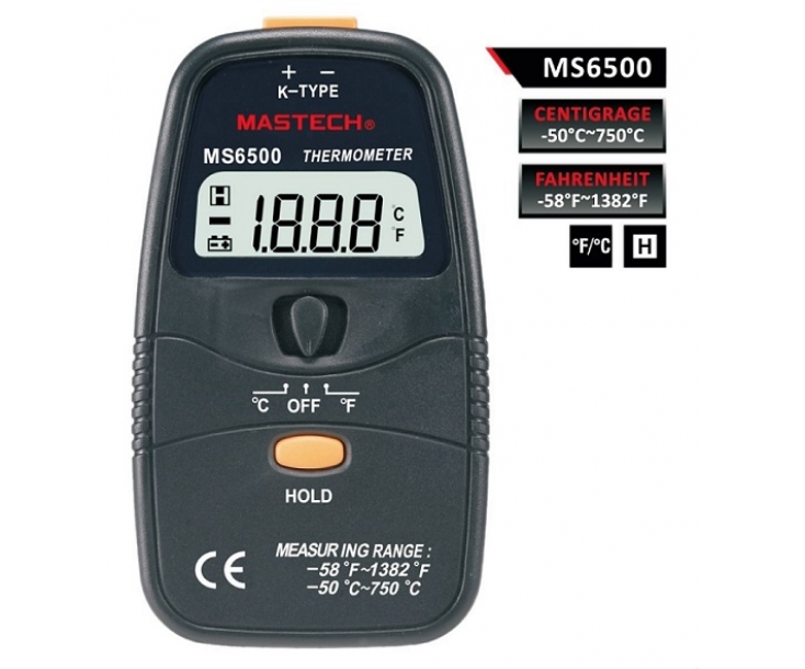 Термометр цифровой Mastech MS6500