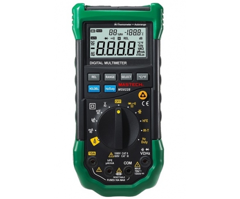 Мультиметр цифровой Mastech MS8228 с инфракрасным пирометром