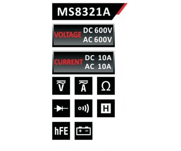 Мультиметр цифровой Mastech MS8321A