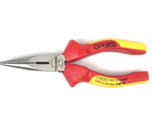 Длинногубцы VDE с режущими губками прямые 200 мм Orbis 15-200/44RV