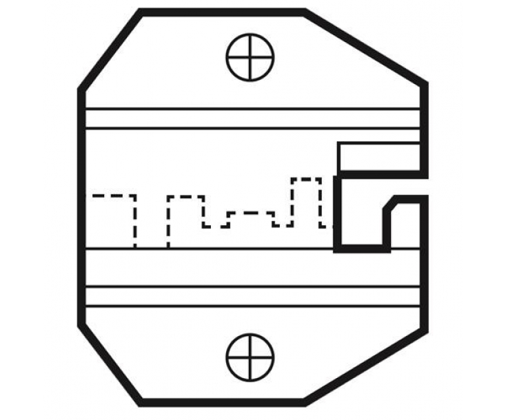 Матрица для обжима коннекторов 4P4C/RJ22 ProsKit 1PK-3003D16