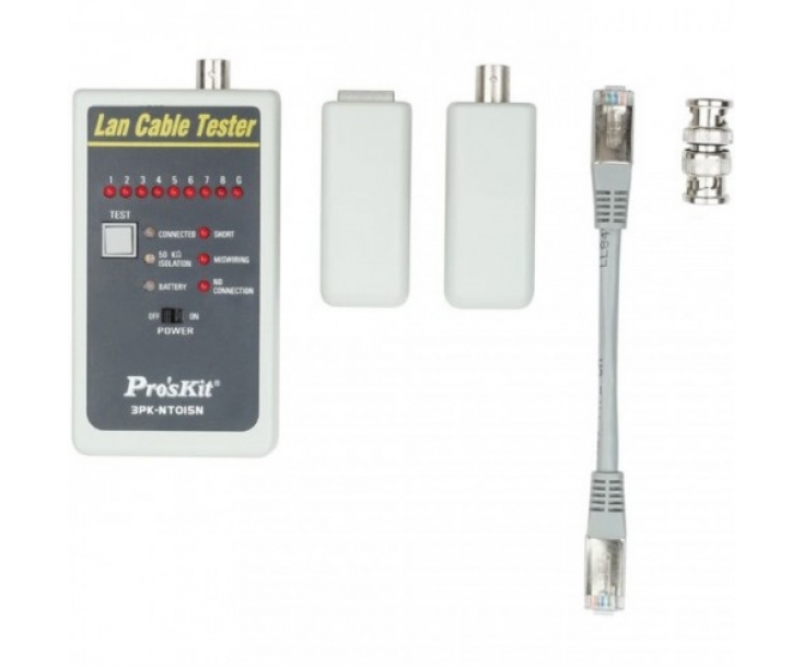 Тестер сетевого кабеля ProsKit 3PK-NT015N