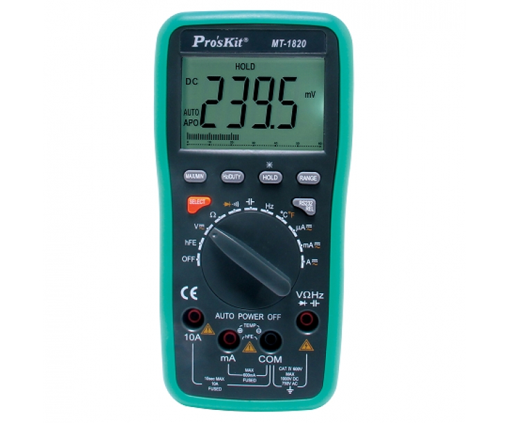 Мультиметр цифровой ProsKit MT-1820