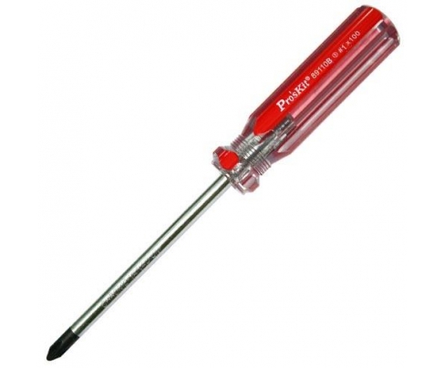 Отвертка крестовая Phillips прециз. ProsKit 89110B PH1x100