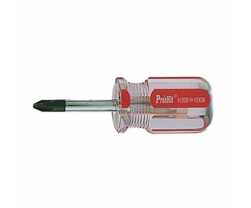 Отвертка крестовая Phillips ProsKit 89120B PH2x38