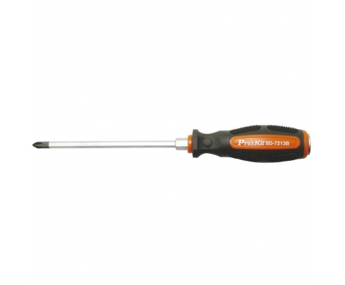 Отвертка крестовая Phillips ударная ProsKit SD-7213B PH2