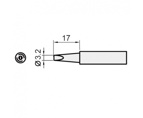 Жало для паяльника ProsKit 5SI-216N-3.2D