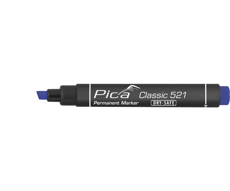 Маркер перманентный синий Dry-Safe Pica 521/41