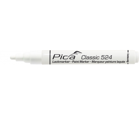 Маркер жидкий промышленный белый Classic Pica 524/52