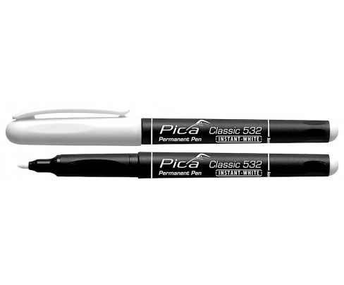 Маркер Classic INSTANT WHITE белый Pica 532/52