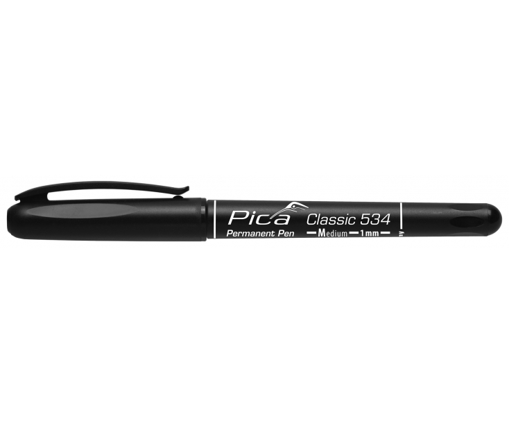 Маркер Classic Medium тонкий черный Pica 534/46 