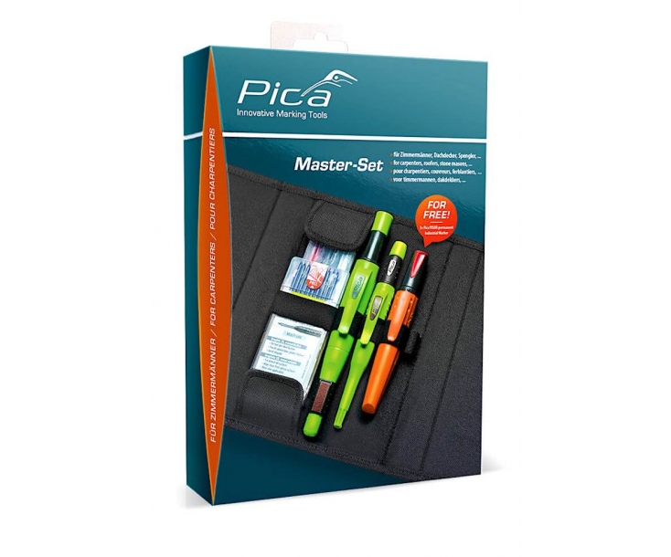 Набор для разметки Pica Carpenter Master-Set 55030 4 пр.