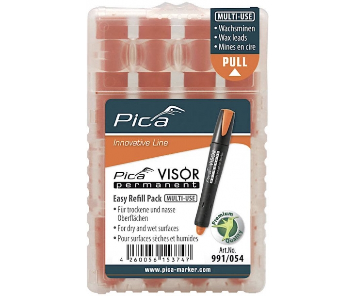 Стержни сменные для Pica-Visor оранжевые 991/054 4 шт.