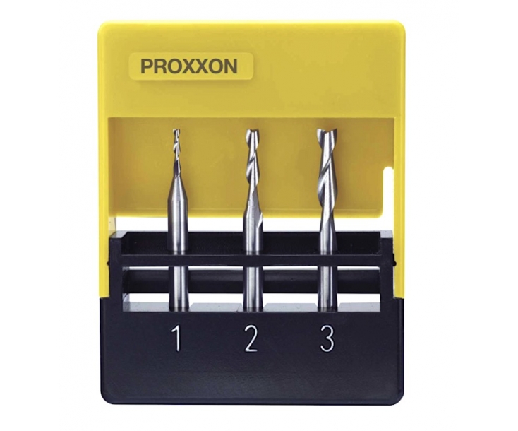 Фрезы твердосплавные  1, 2, 3 мм Proxxon 27116 3 шт.