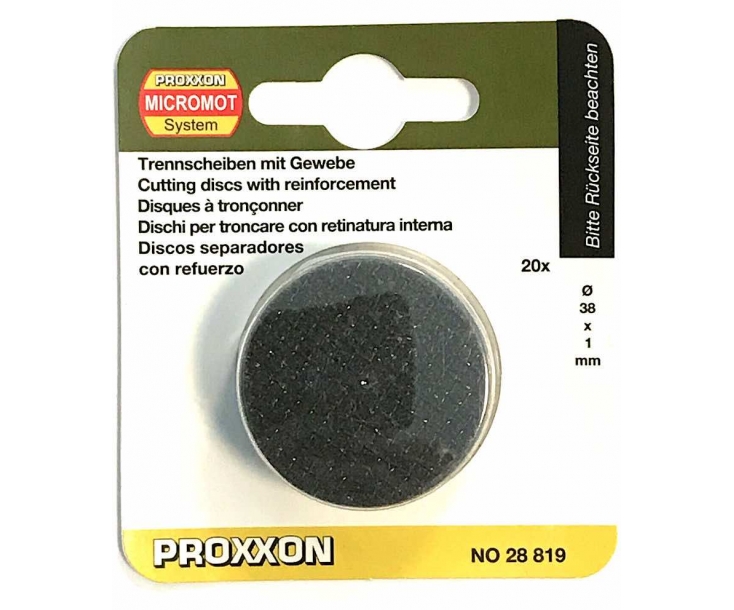 Отрезные диски армированные Proxxon Ø 38 мм 28819 20 шт.