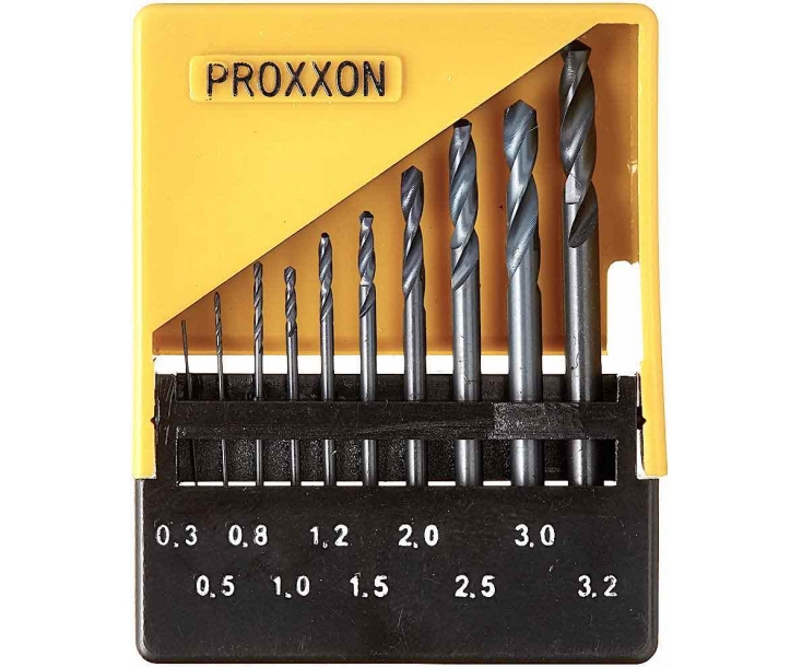 Набор спиральных сверл 10 штук Proxxon 28874