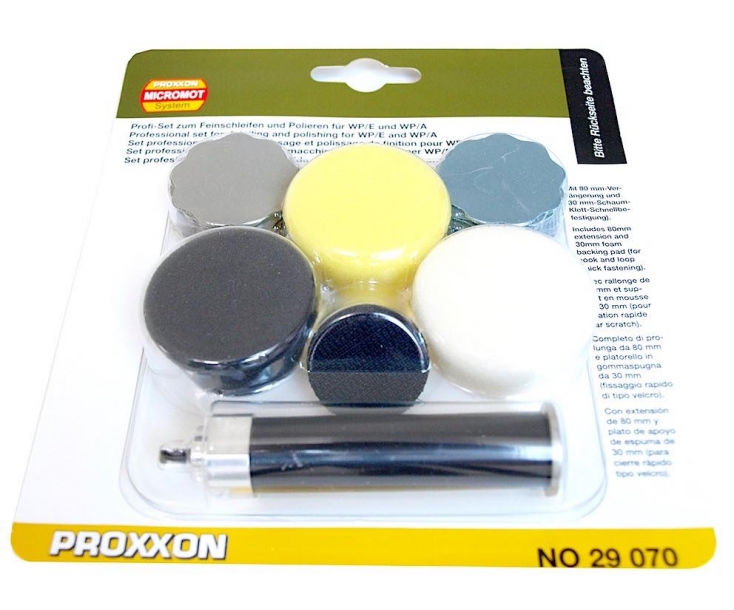 Набор для тонкой шлифовки и полировки Proxxon 29070