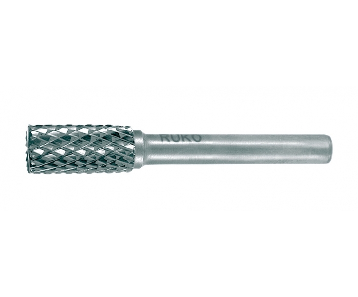 Бор-фреза цилиндрическая форма А с торцевыми зубьями Ruko 6 х 58 мм 116015