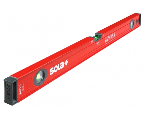 Уровень алюминиевый Red 3 100 Sola 01215301 100 см