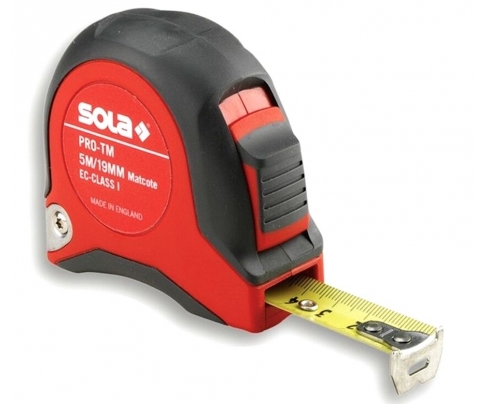 Рулетка измерительная PRO-TM 5 Sola 50022101 5 м