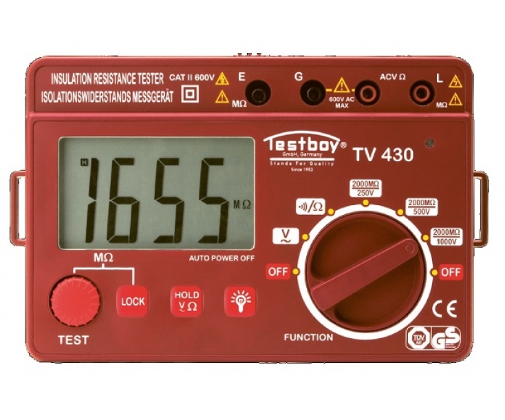 Цифровой измеритель изоляции Testboy TV 430N